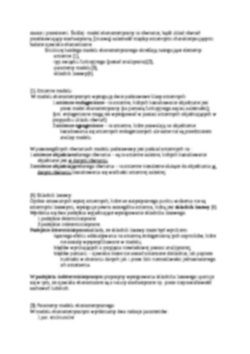 Zakres badań ekonometrii - strona 3