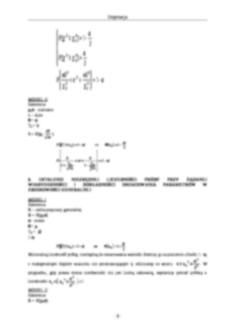 Estymacja - POJĘCIE, WŁASNOŚCI, ZASTOSOWANIE - strona 3