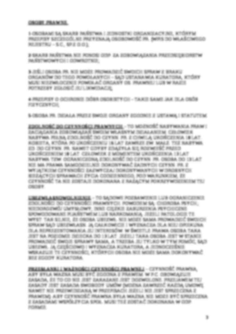 Prawo cywilne: pojęcia - strona 3