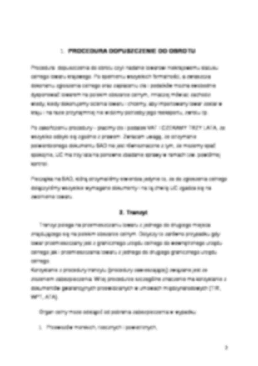 Procedury celne - strona 2