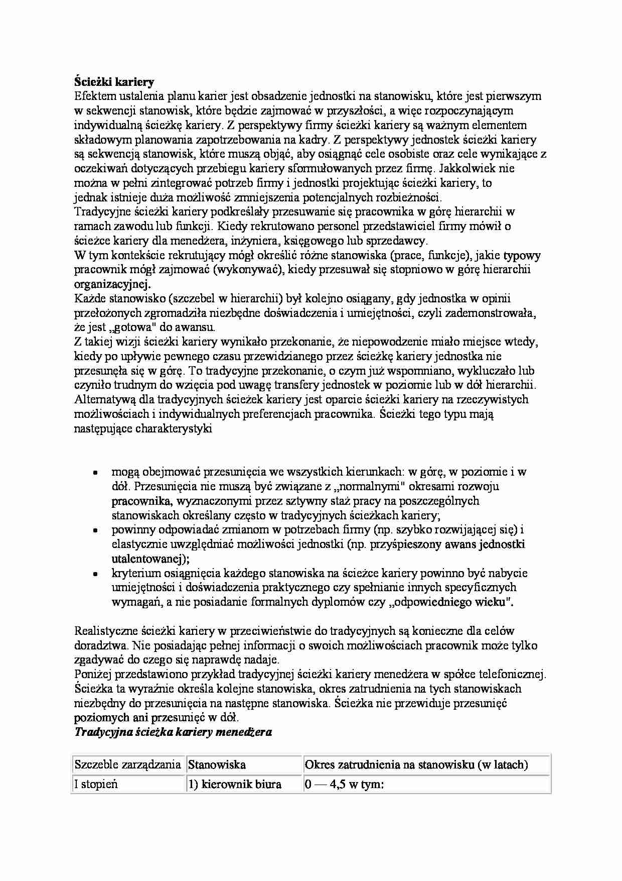 Ścieżki kariery - strona 1