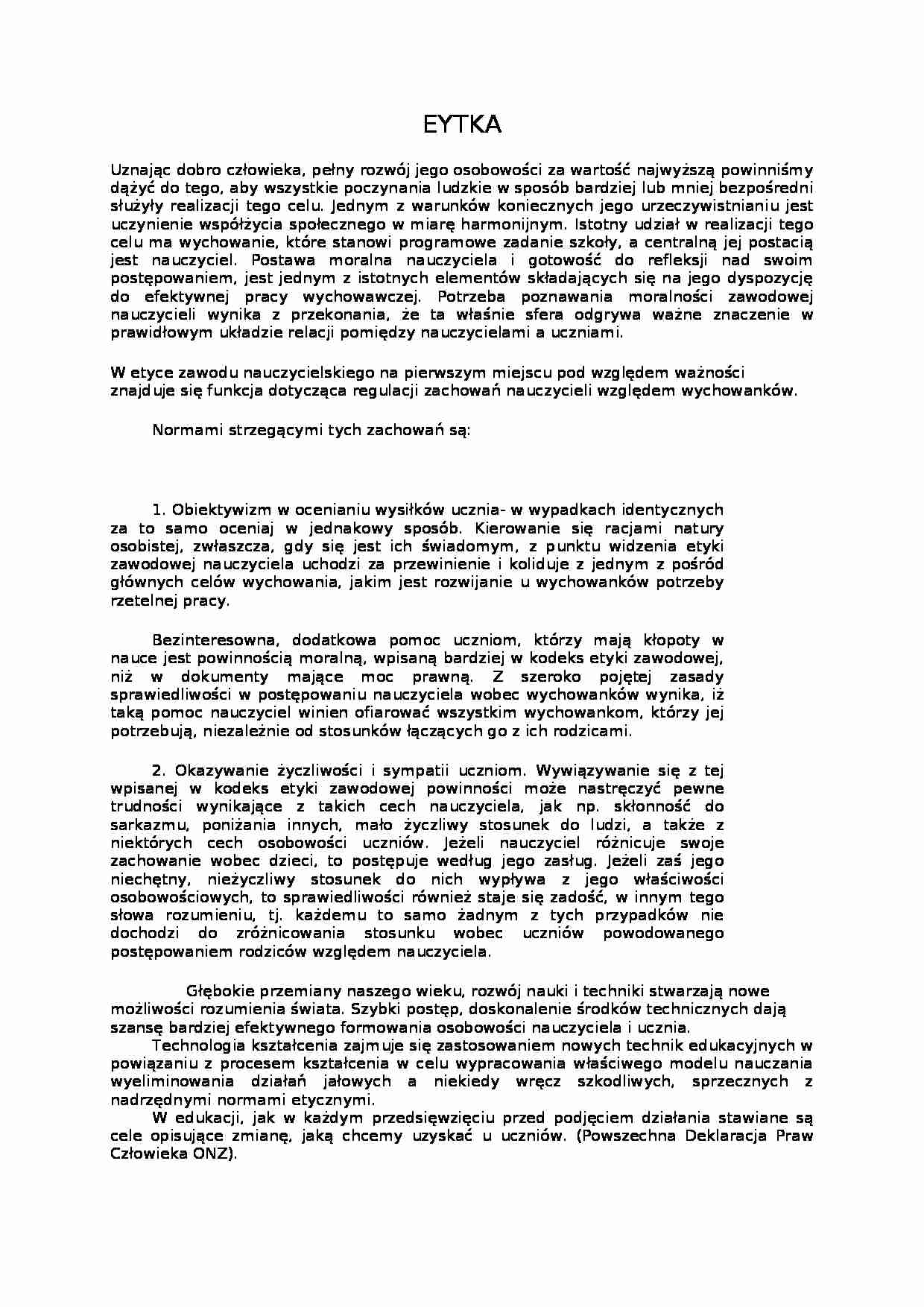 Etyka - całość - strona 1