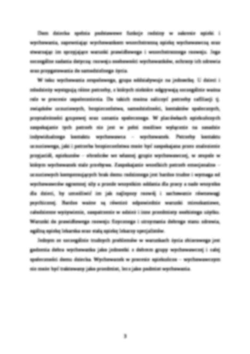 Dom dziecka - placówka opiekuńczo-wychowawcza - strona 3