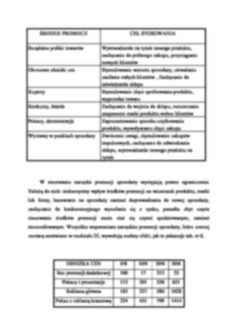 Cele promocji sprzedaży- opracowanie - strona 2