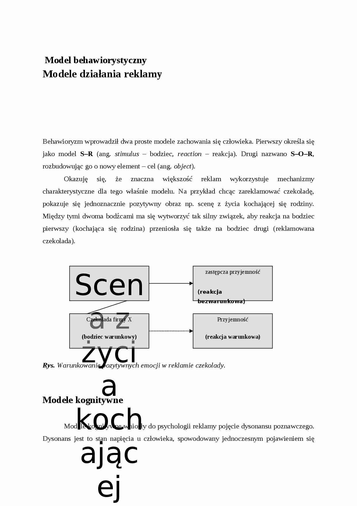 Modele działania reklamy- opracowanie - strona 1