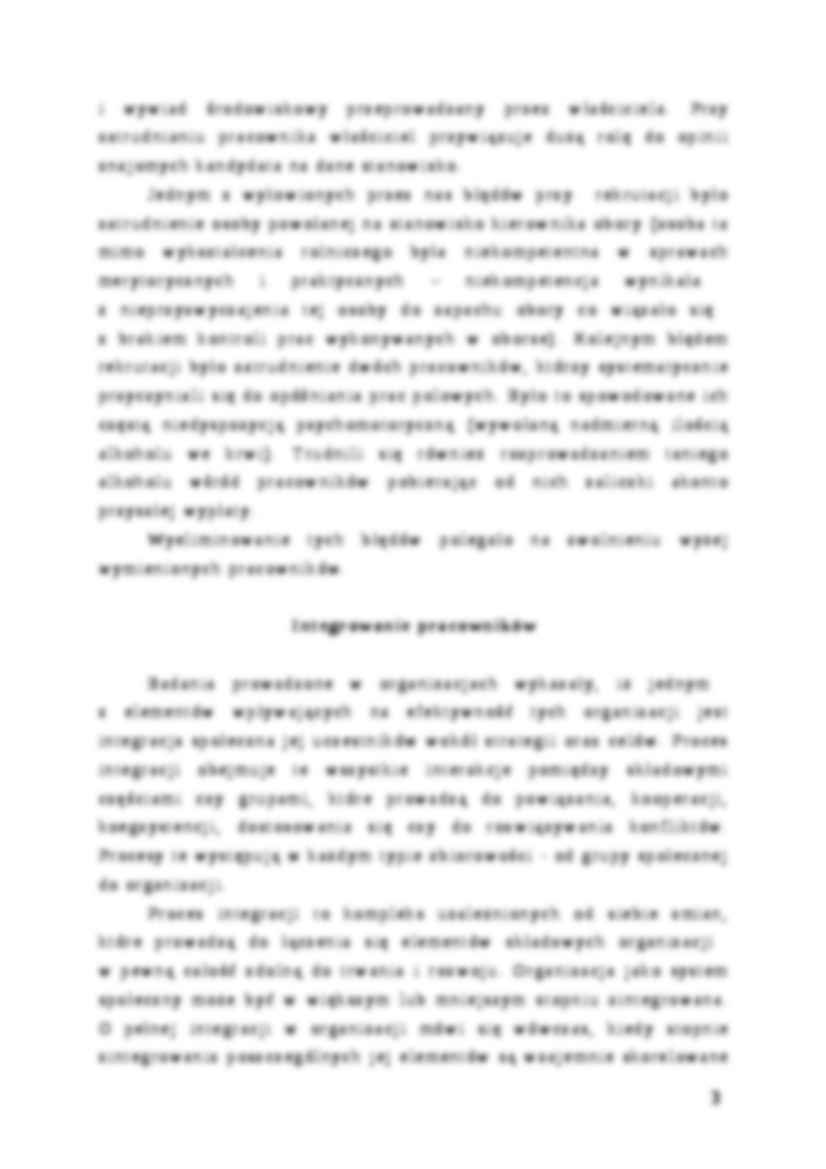 Problemy w zarządzaniu kadrami- opracowanie - strona 3