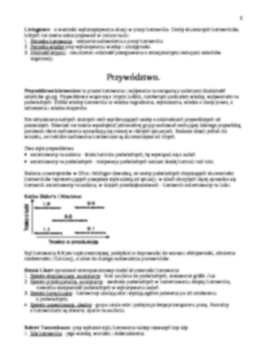 Kierowanie i kierownicy- opracowanie - strona 3