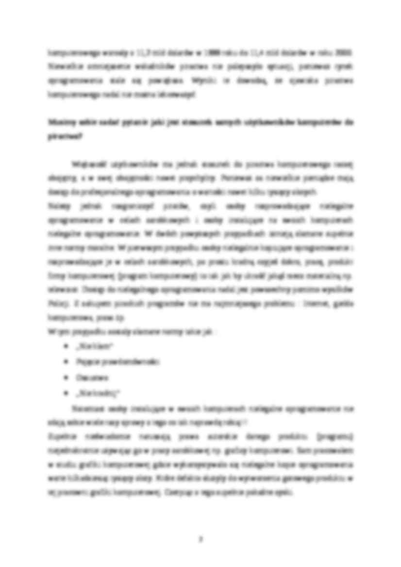 Piractwo komputerowe- opracowanie - strona 2