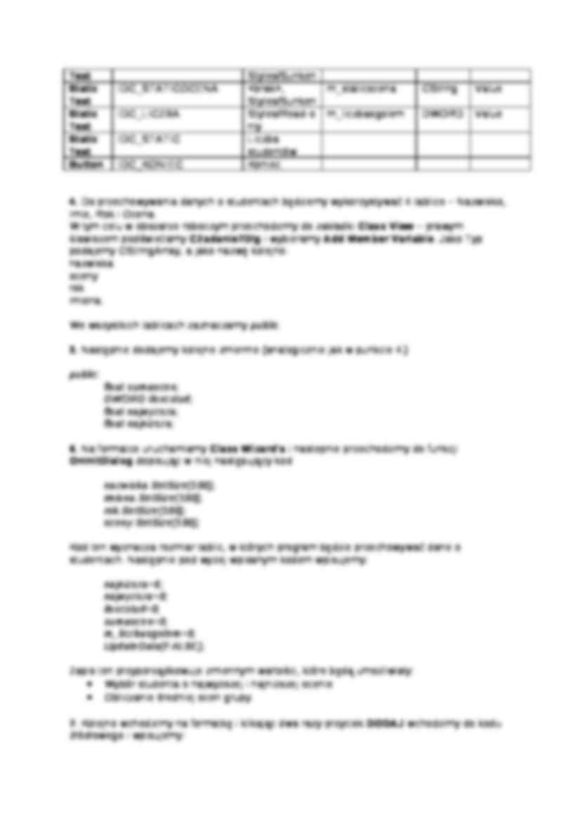 Projekt z języka programowania C++- opracowanie - strona 3