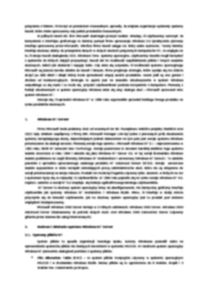 Windows NT server- opracowanie - strona 2