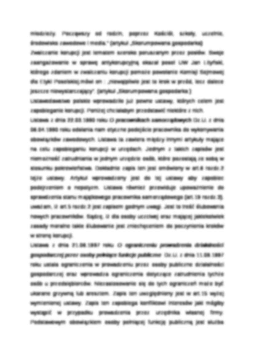 Korupcja w urzędach państwowych- opracowanie - strona 3