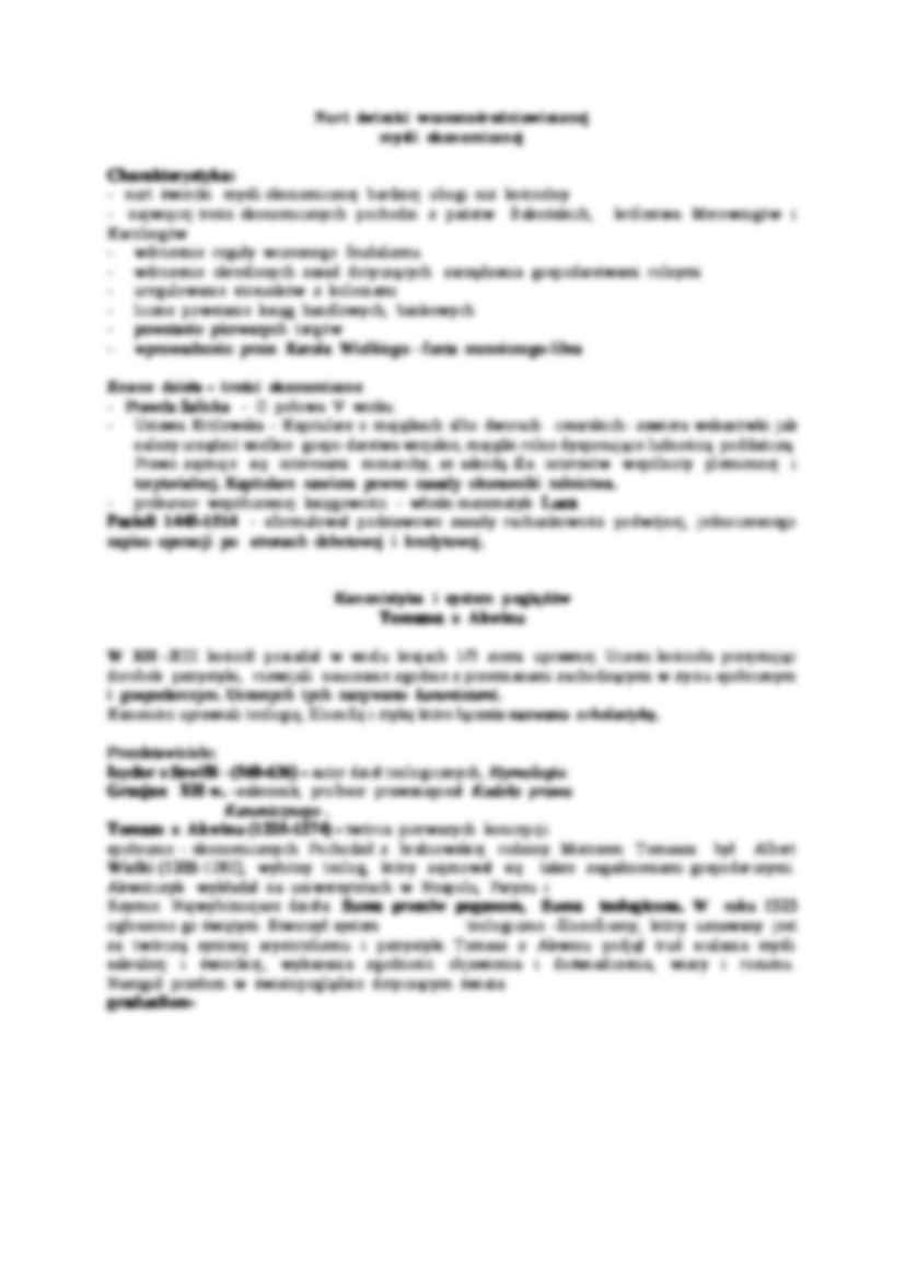 Myśl ekonomiczna  średniowiecza- opracowanie - strona 2