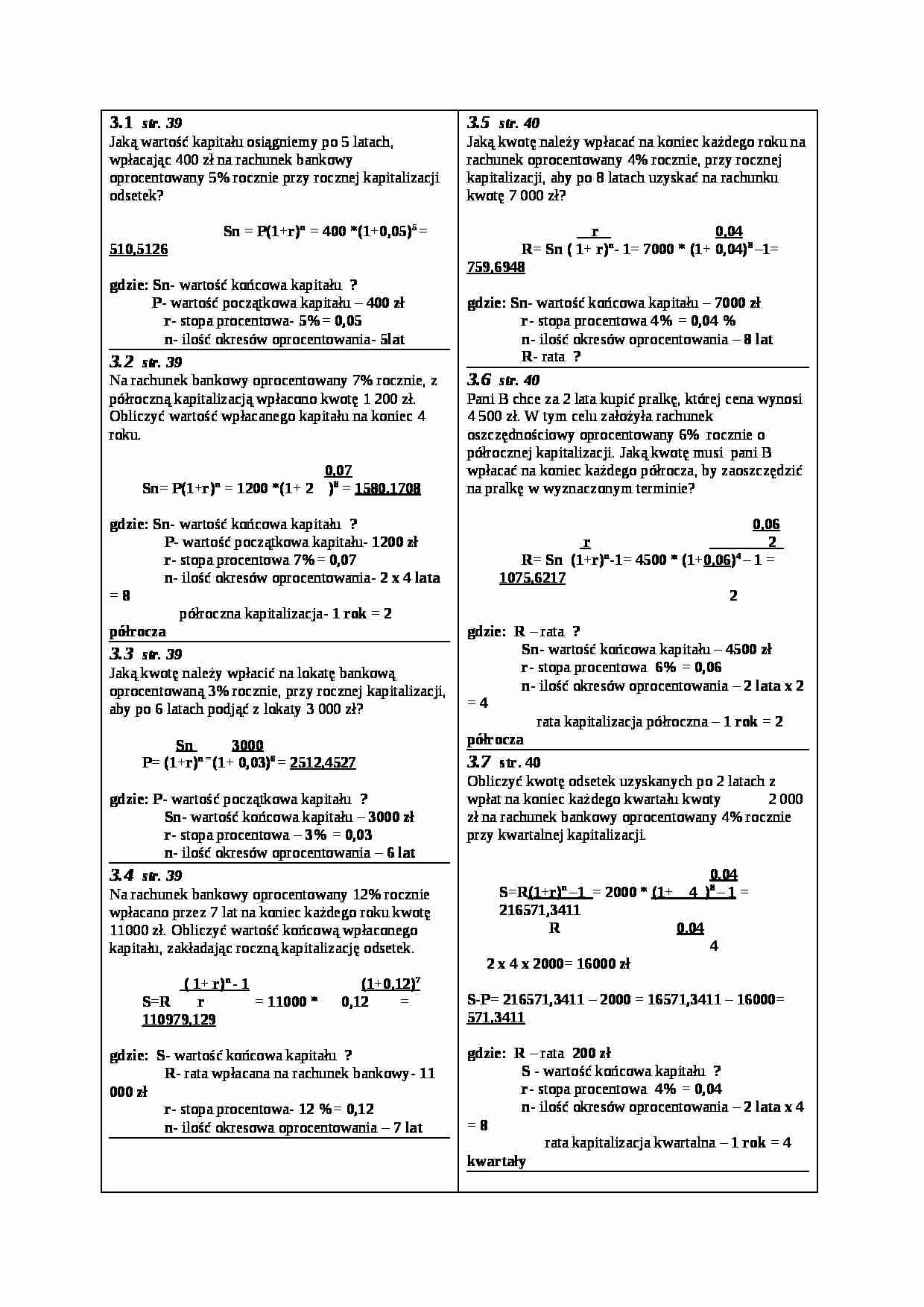 Zadania z rozwiązaniami - strona 1