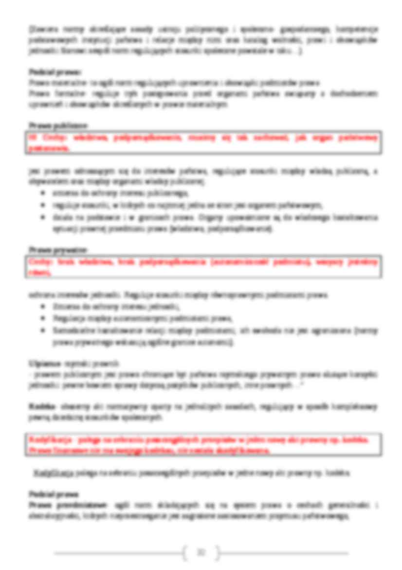 Systematyzacja prawa- wykład - strona 2