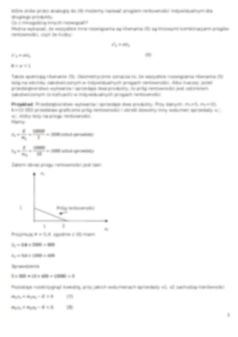 Analiza CVP- opracowanie - strona 3