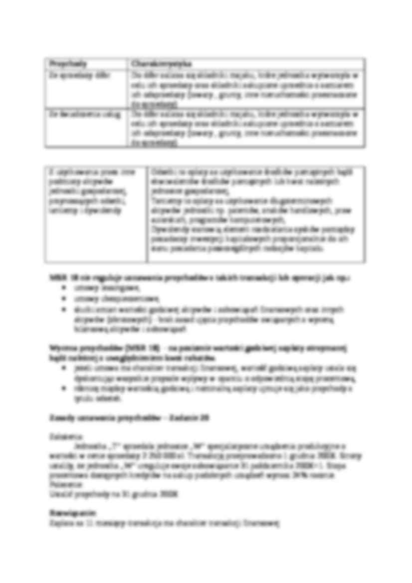 Sprawozdanie z całkowitych dochodów- opracowanie - strona 3