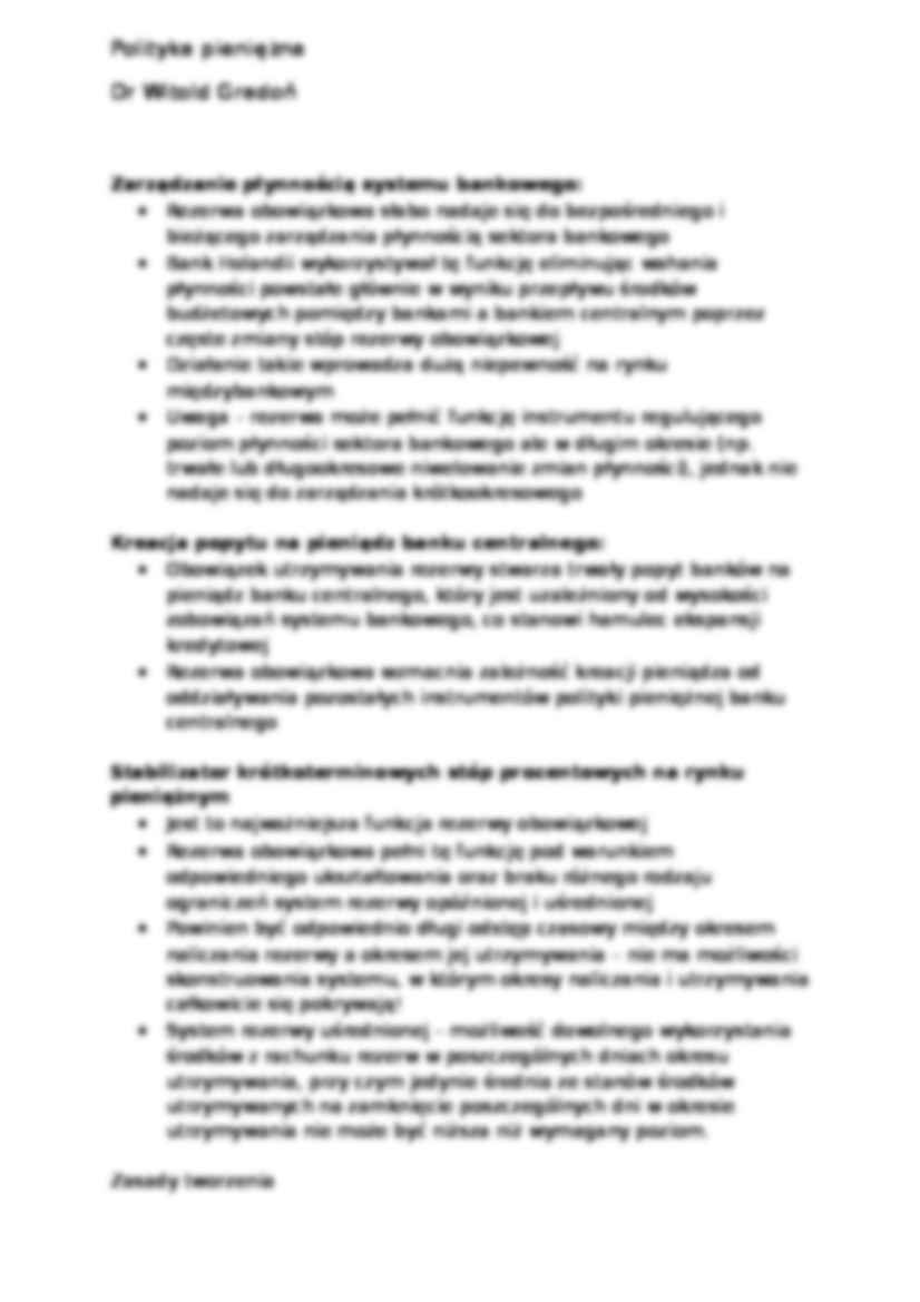 Rezerwa obowiązkowa- opracowanie - strona 2