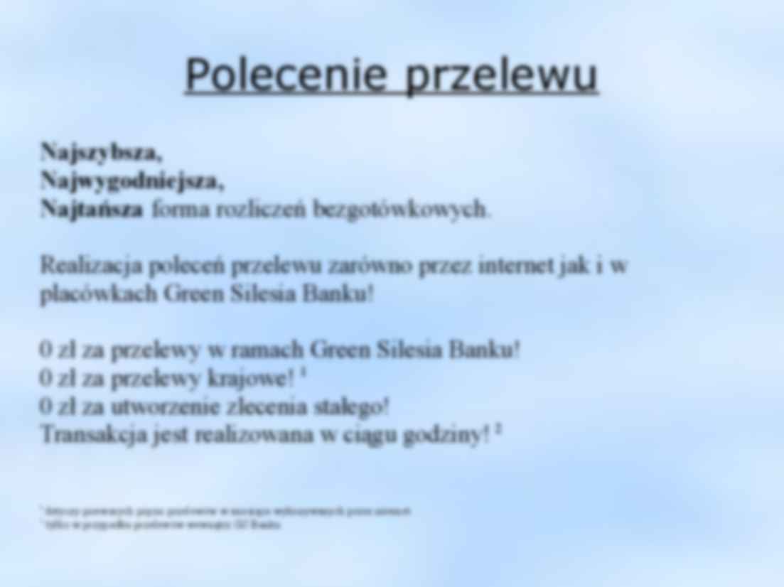 Warunki oferty krajowych rozliczeń bezgotówkowych- opracowanie - strona 3