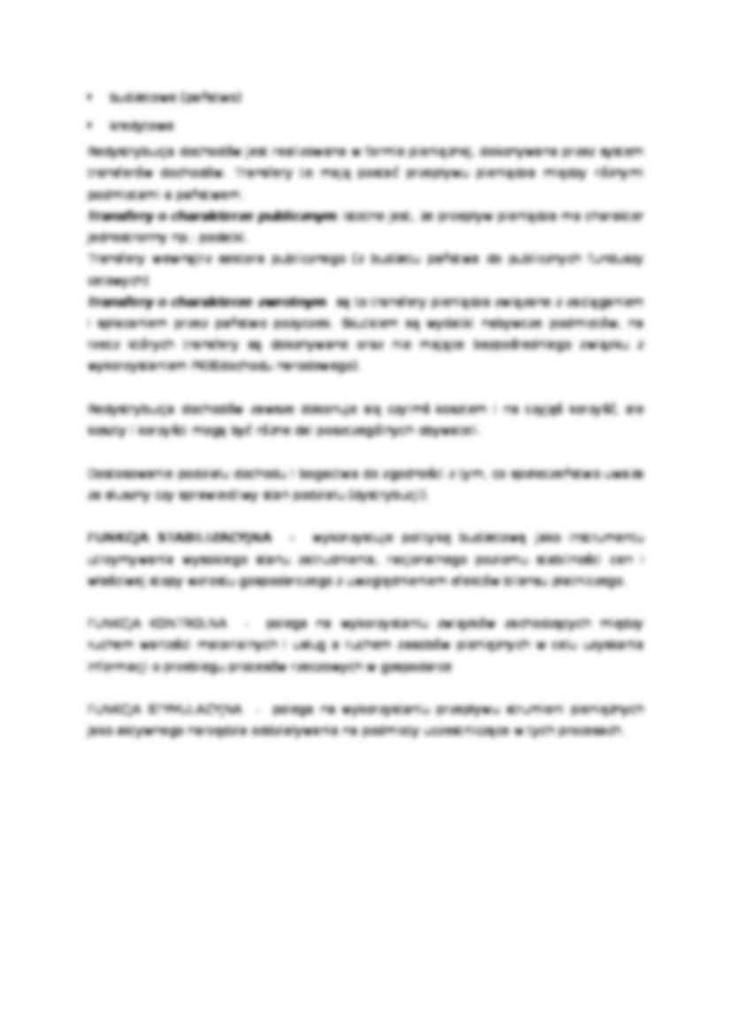 Funkcje finansów- opracowanie - strona 2