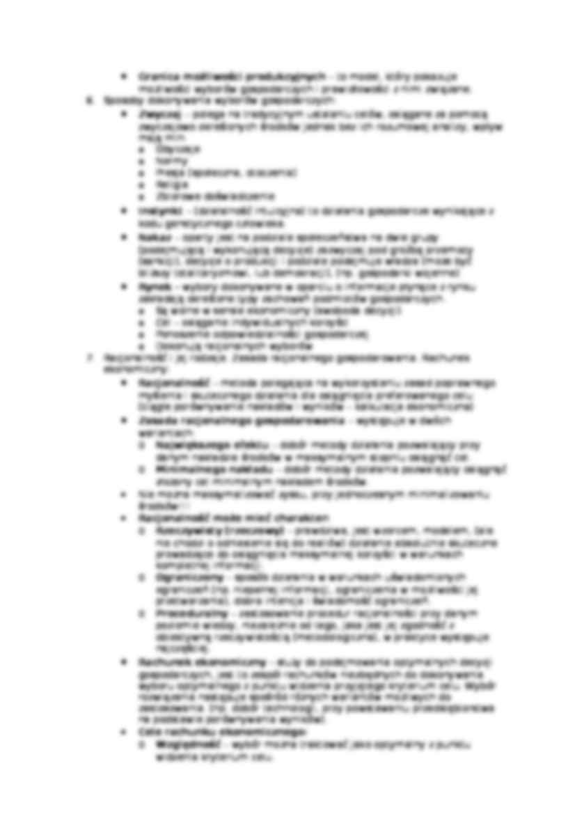 Gospodarowanie jako proces dokonywania wyborów- opracowanie - strona 3