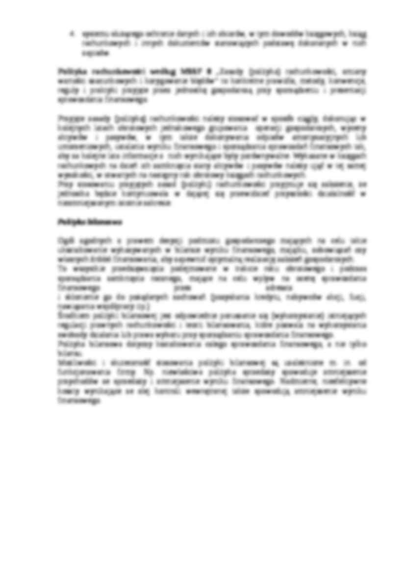 Pojęcie polityki bilansowej- wykład - strona 2
