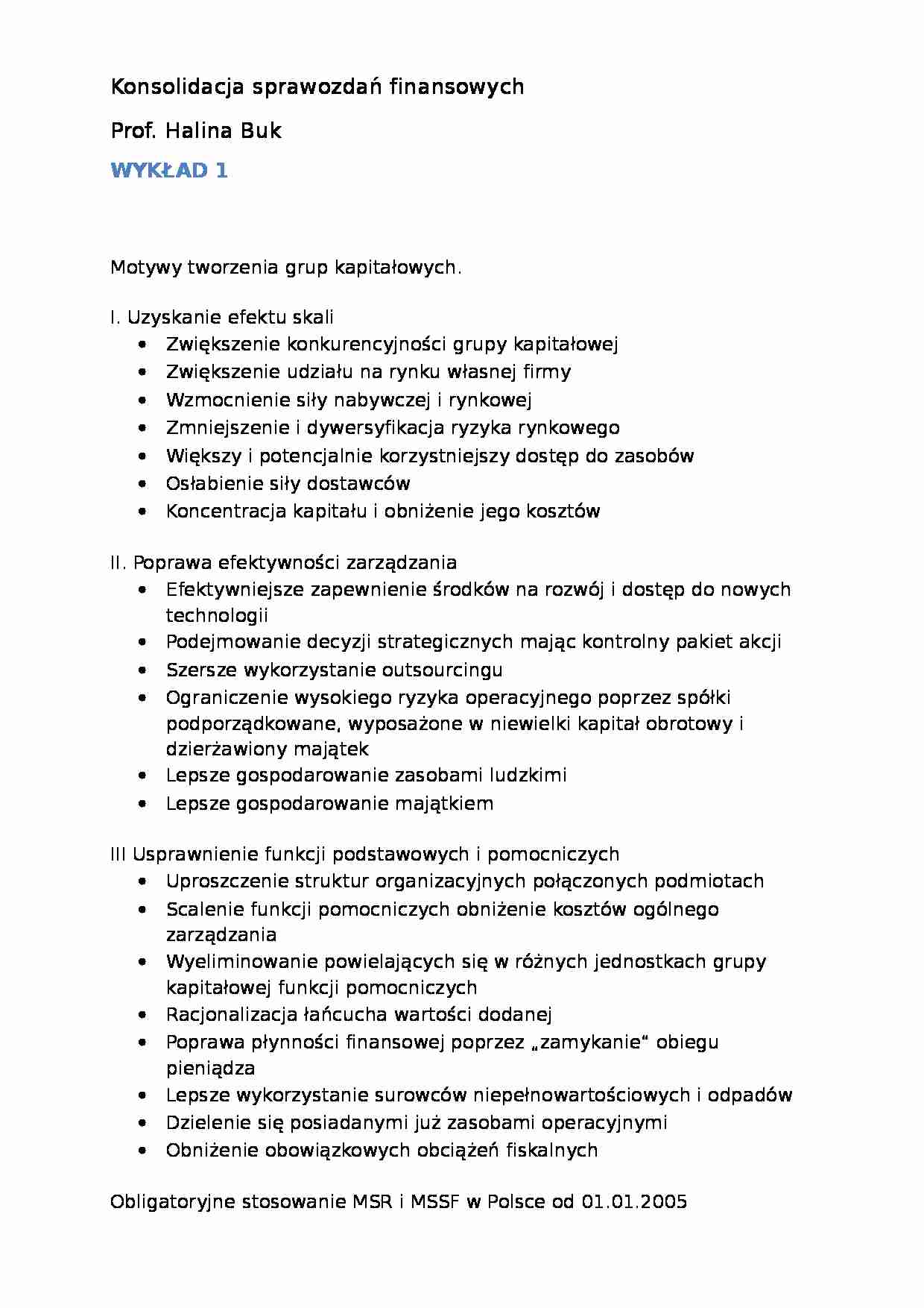 Podstawowe zagadnienia- wykład - strona 1