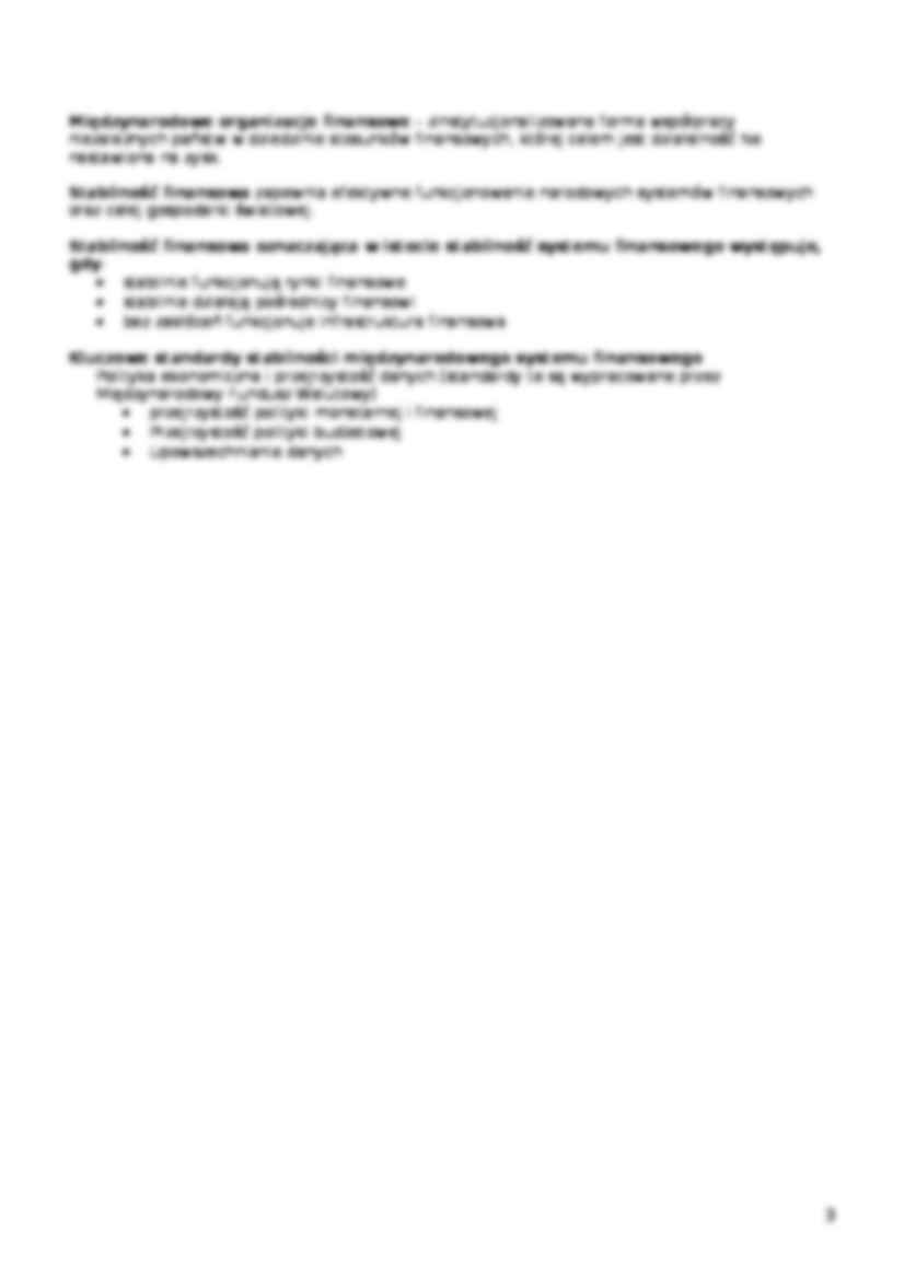 Międzynarodowa współpraca finansowa- wykład 4 - strona 3