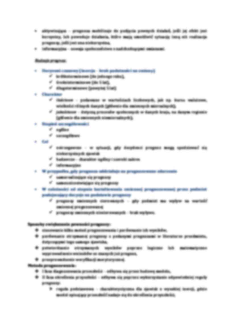 Prognozowanie w finansach i bankowości- wykład 1 - strona 2