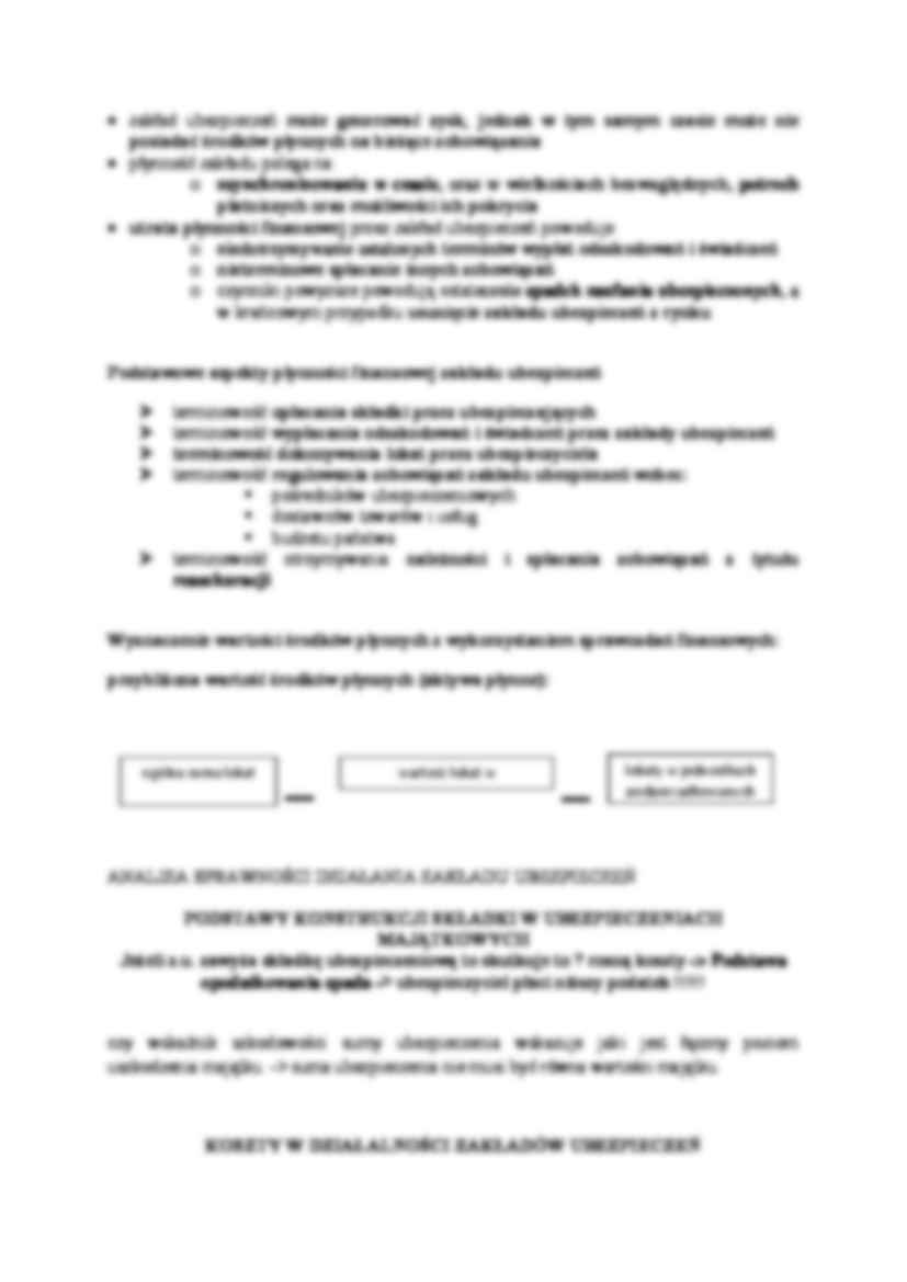 Finanse zakładu ubezpieczeń- wykład 7 - strona 2