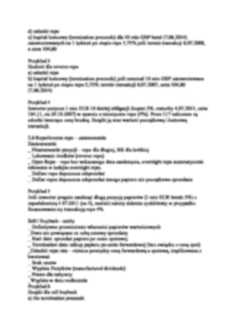 Instrumenty finansowe o stałym dochodzie- wykład 4 - strona 3