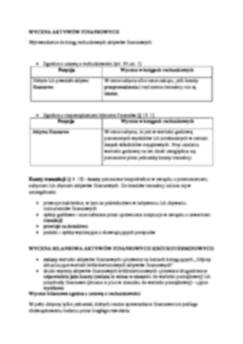 Rachunkowość finansowa- wykład 11 - strona 3