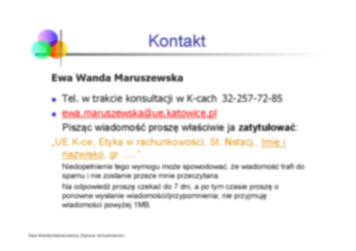 Etyka w rachunkowości- wykład 1 - strona 2