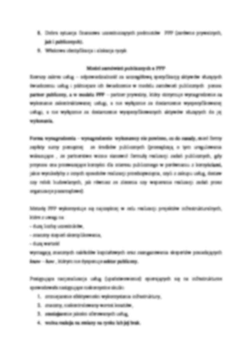 Partnerstwo publiczno-prywatne- wykład 3 - strona 2
