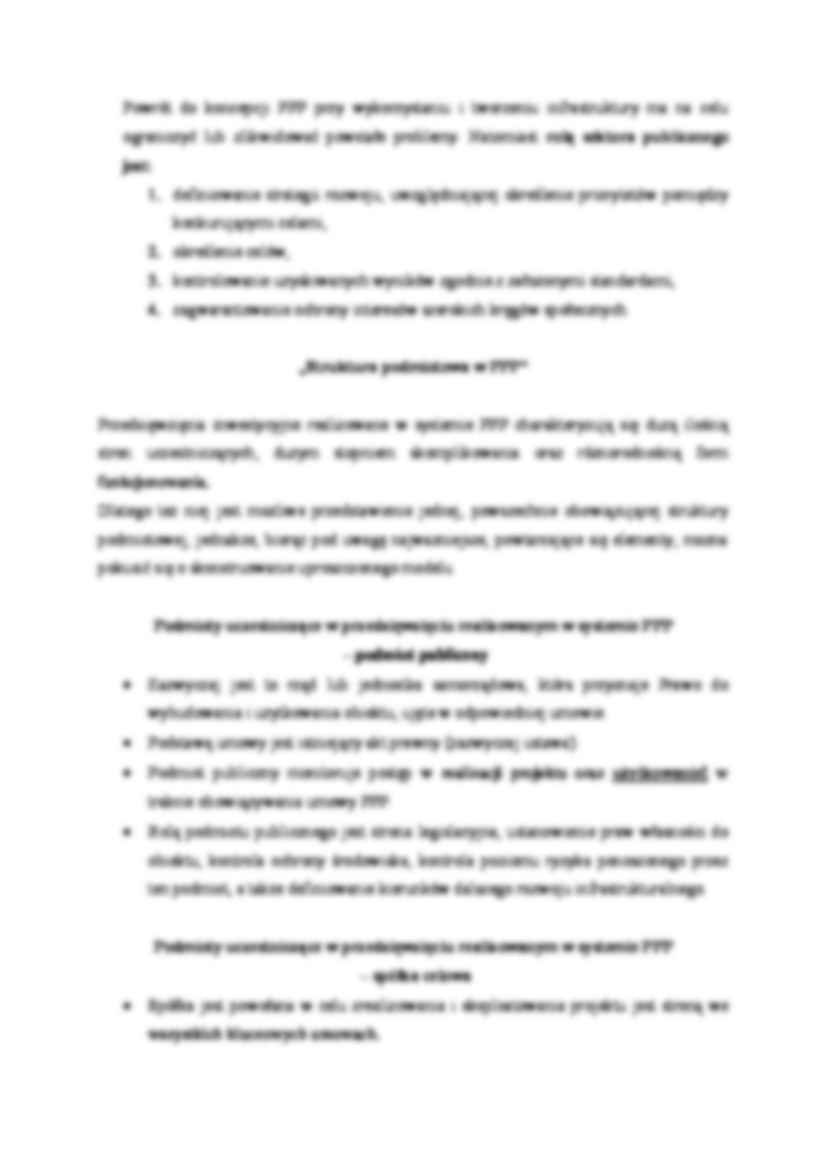 Partnerstwo publiczno-prywatne- wykład 3 - strona 3