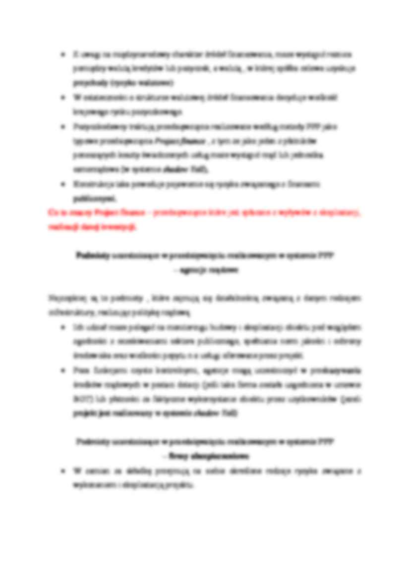Partnerstwo publiczno-prywatne- wykład 4 - strona 2