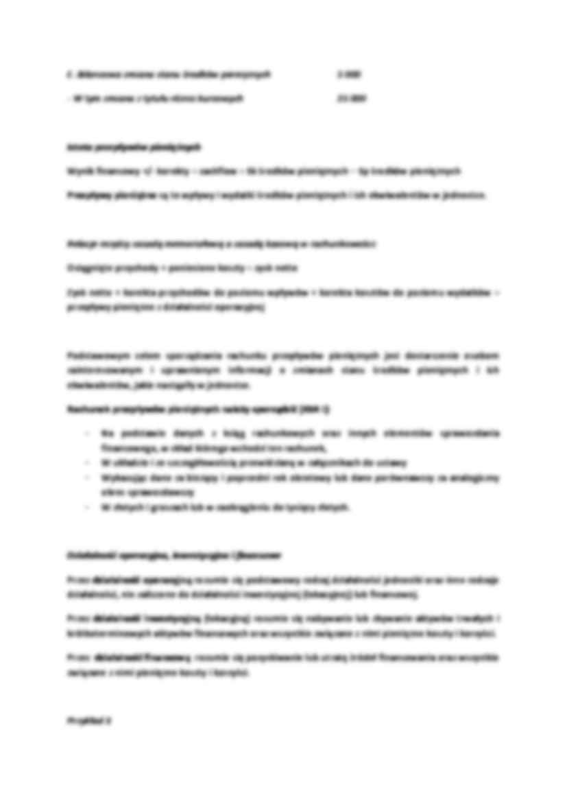 Aktywa pieniężne definicja według KSR I- wykład 2 - strona 2