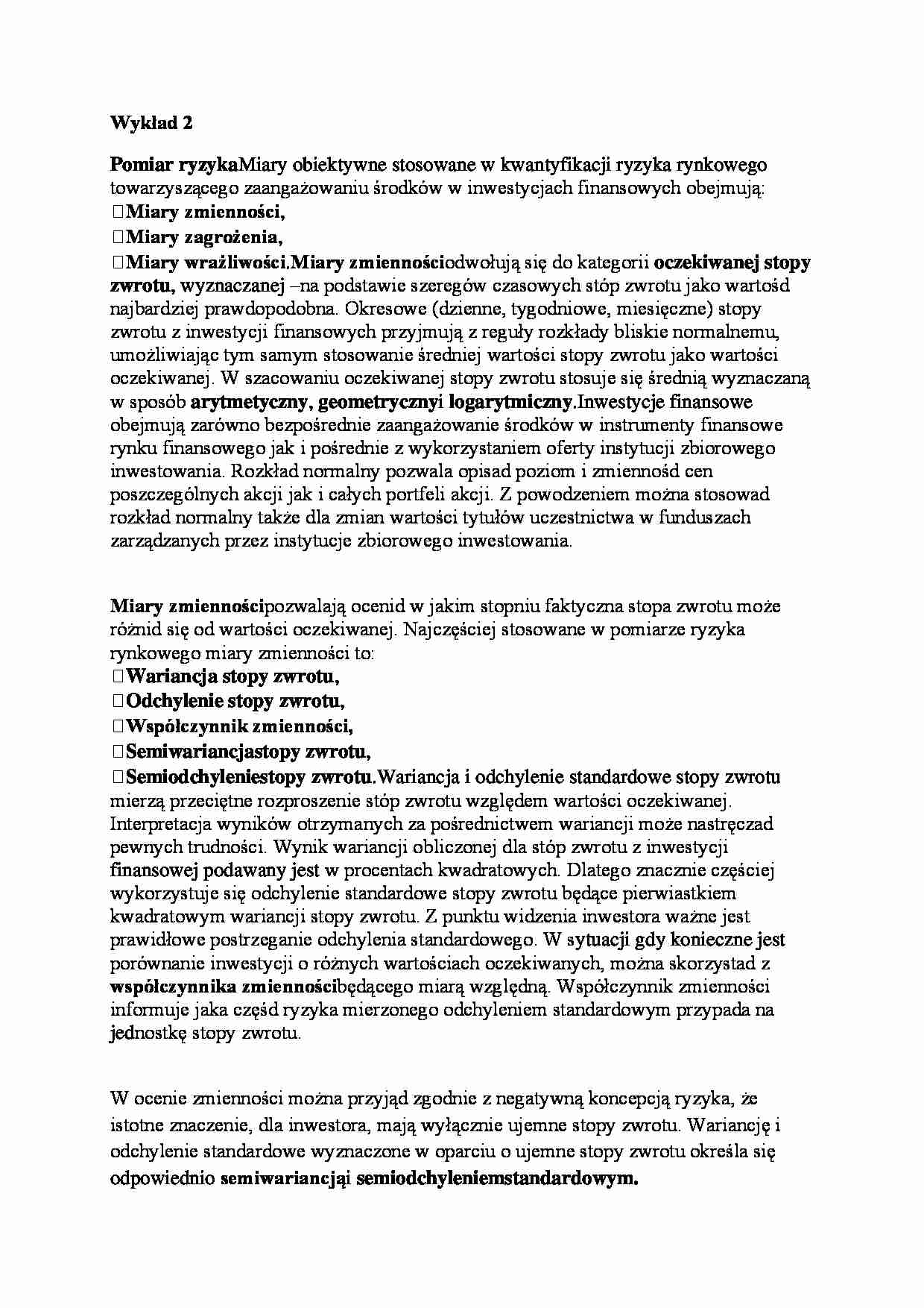 Excel i VBA w analizach i modelowaniu finansowym- wykład 2 - strona 1