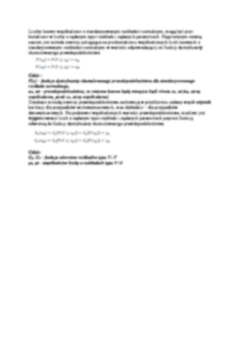 Współzależność zmiennych losowych w procesie symulacji metodami z grupy Monte Carlo- wykład 4 - strona 2