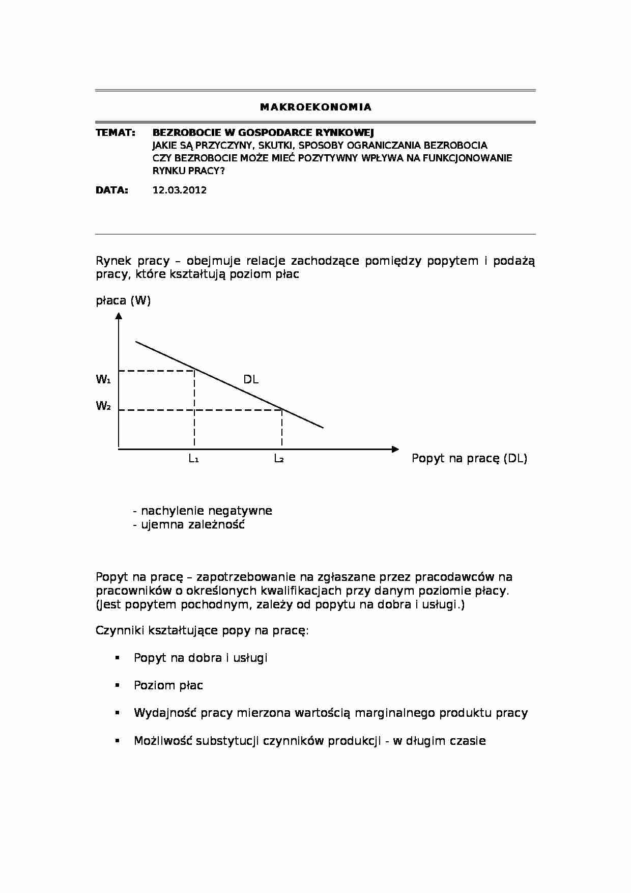 Makroekonomia- wykład 5 - strona 1