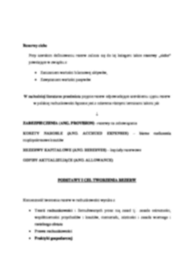 Rezerwy w rachunkowości- wykład 1 - strona 3