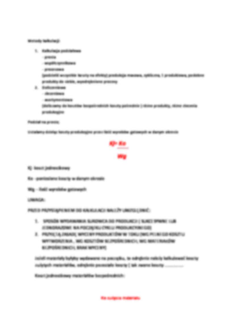 Rachunkowość zarządcza- wykład 2 - strona 3