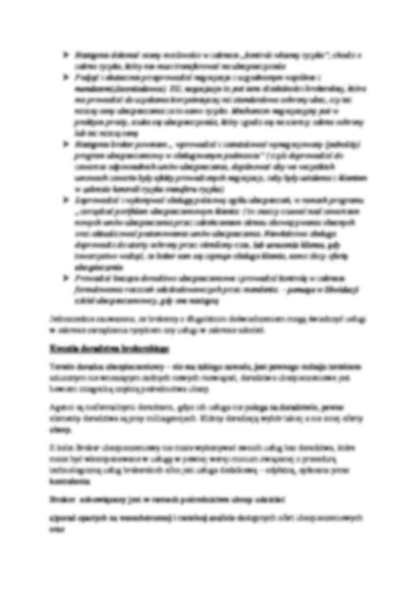 Pośrednictwo ubezpieczeniowe- wykład 4 - strona 3