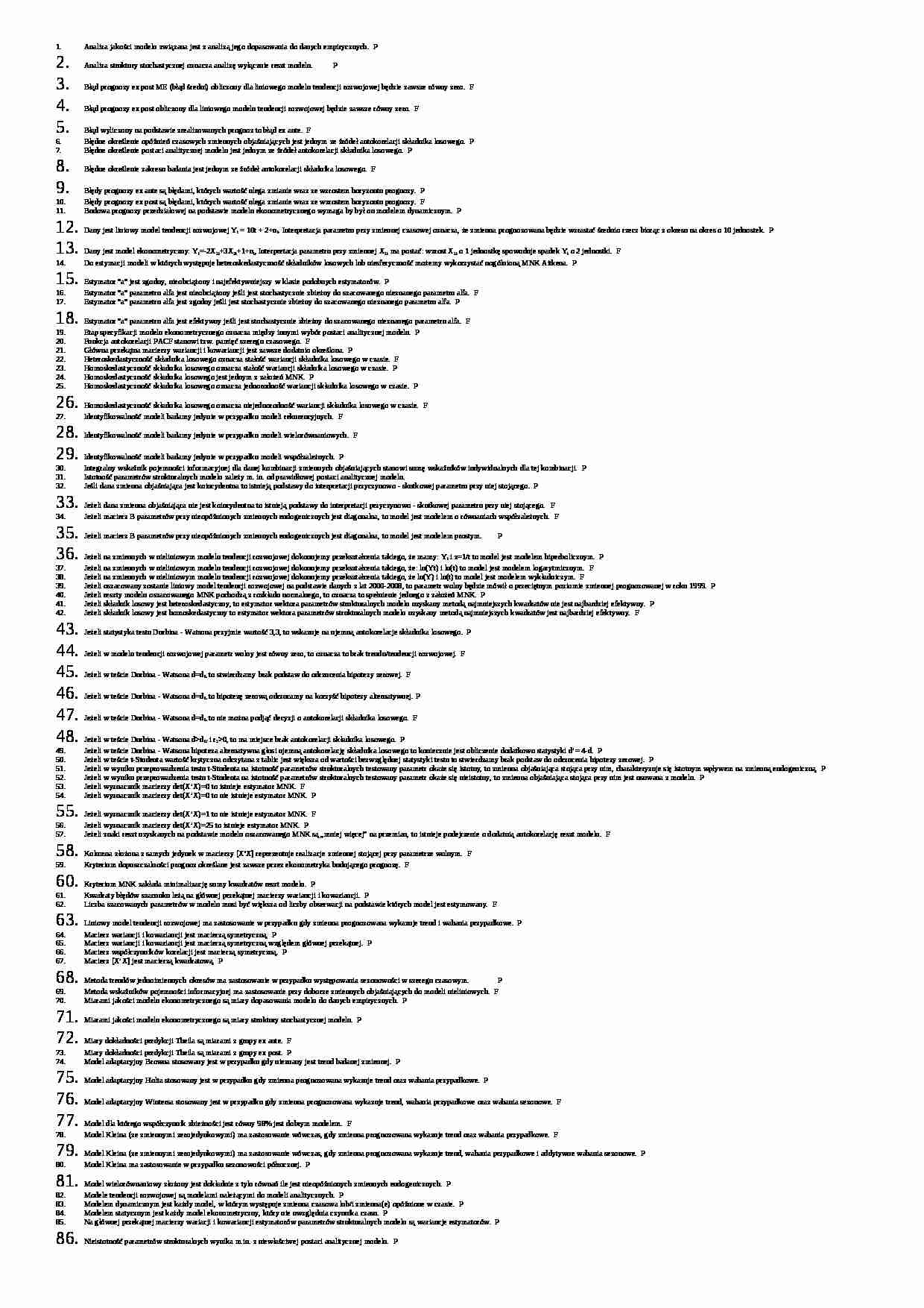 Zadania prawda-fałsz - strona 1