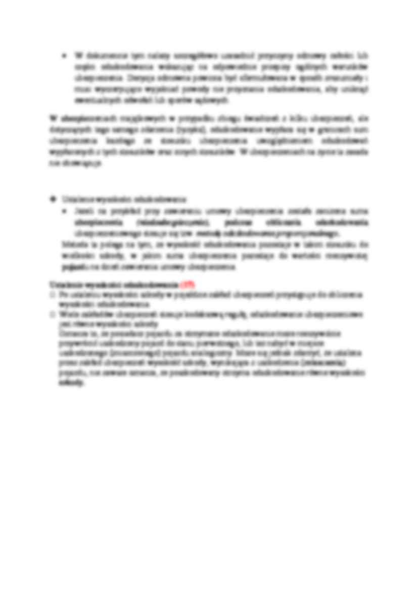 Szkodowość w ubezpieczeniach- wykład 3 - strona 3