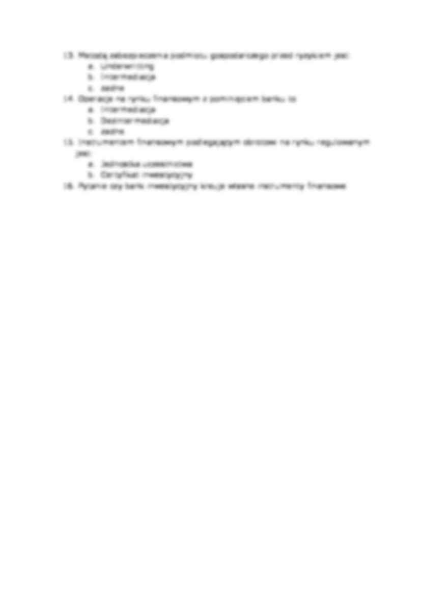 Test z bankowości inwestycyjnej - strona 2