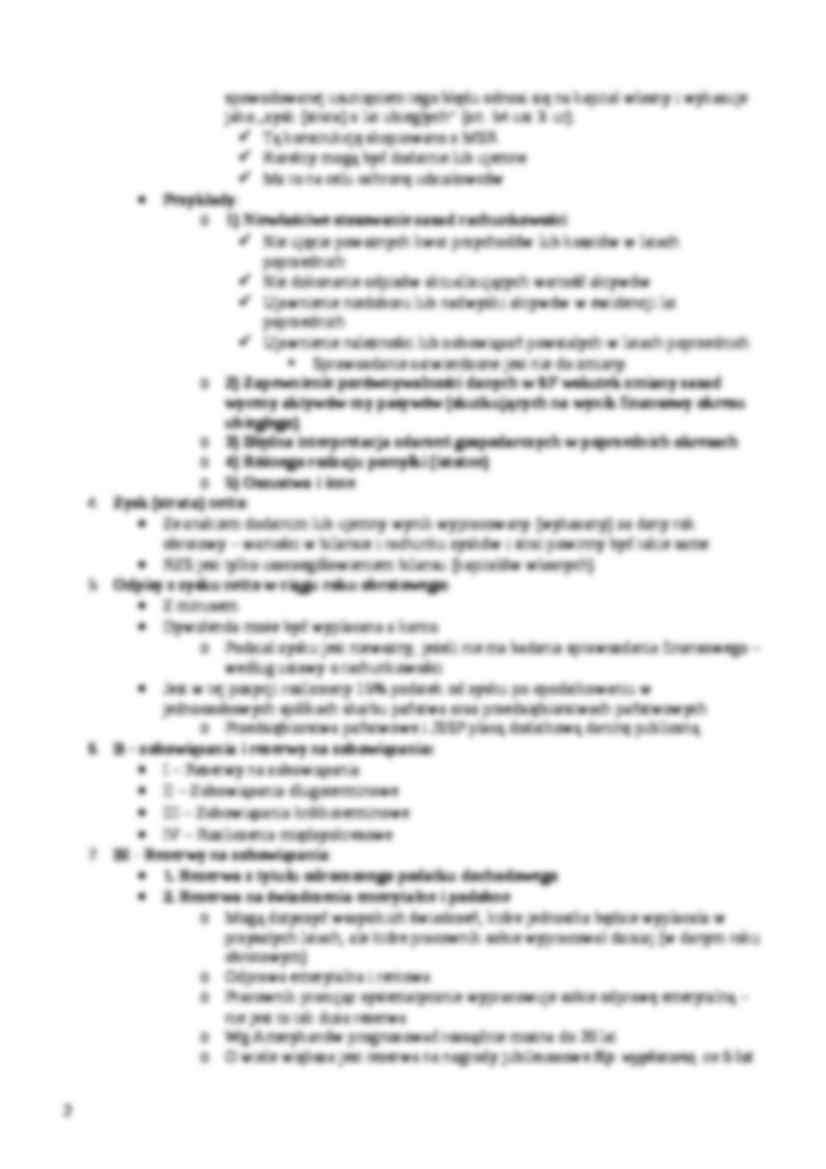 Standardy sprawozdawczości finansowej- wykład 5 - strona 2