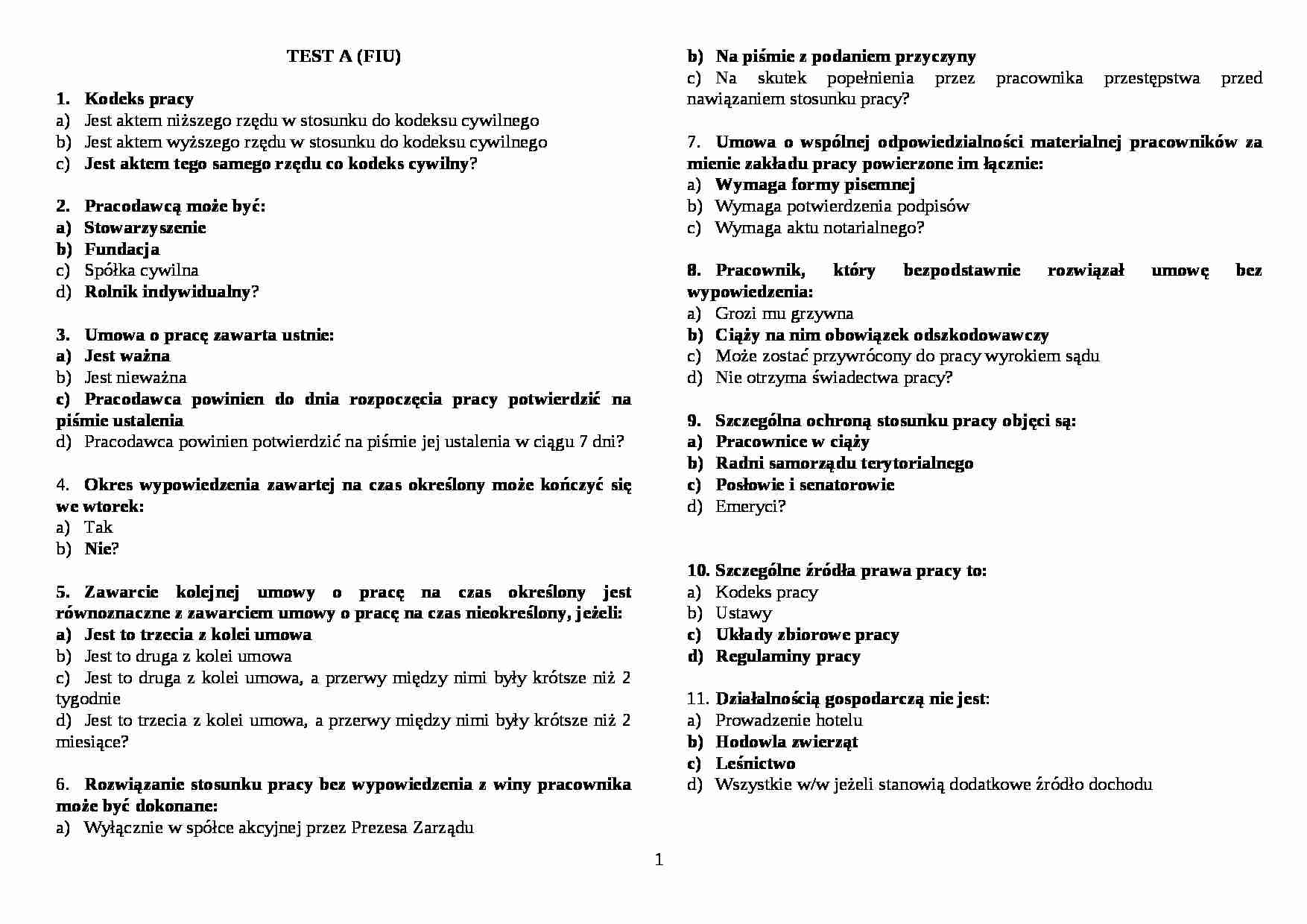 Pytania testowe cz. 2 - strona 1