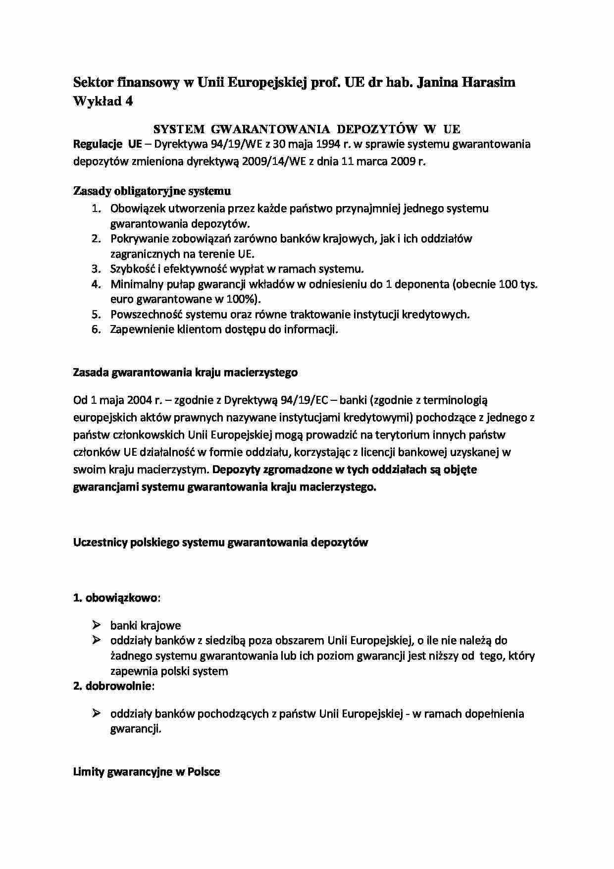 Prawo gospodarcze i prawo pracy- wykład 4 - strona 1