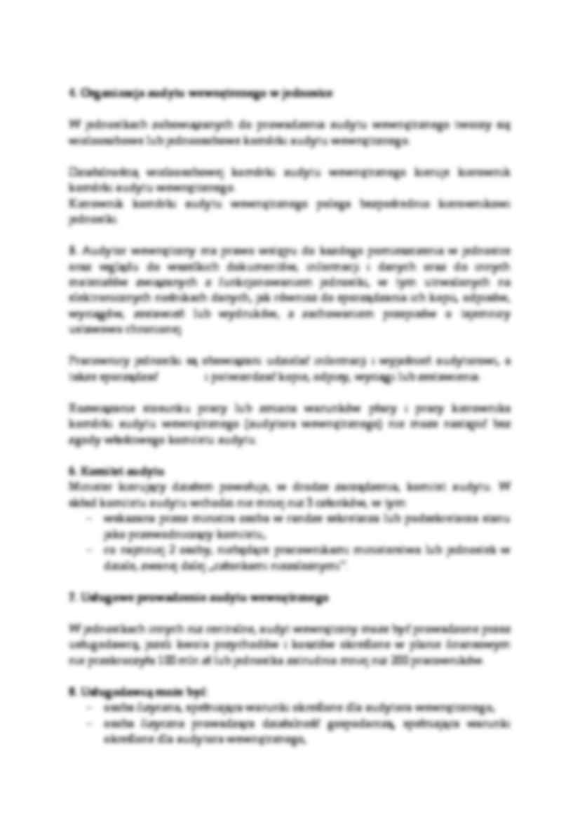 Podstawy audytu wewnętrznego- wykład 3 - strona 2