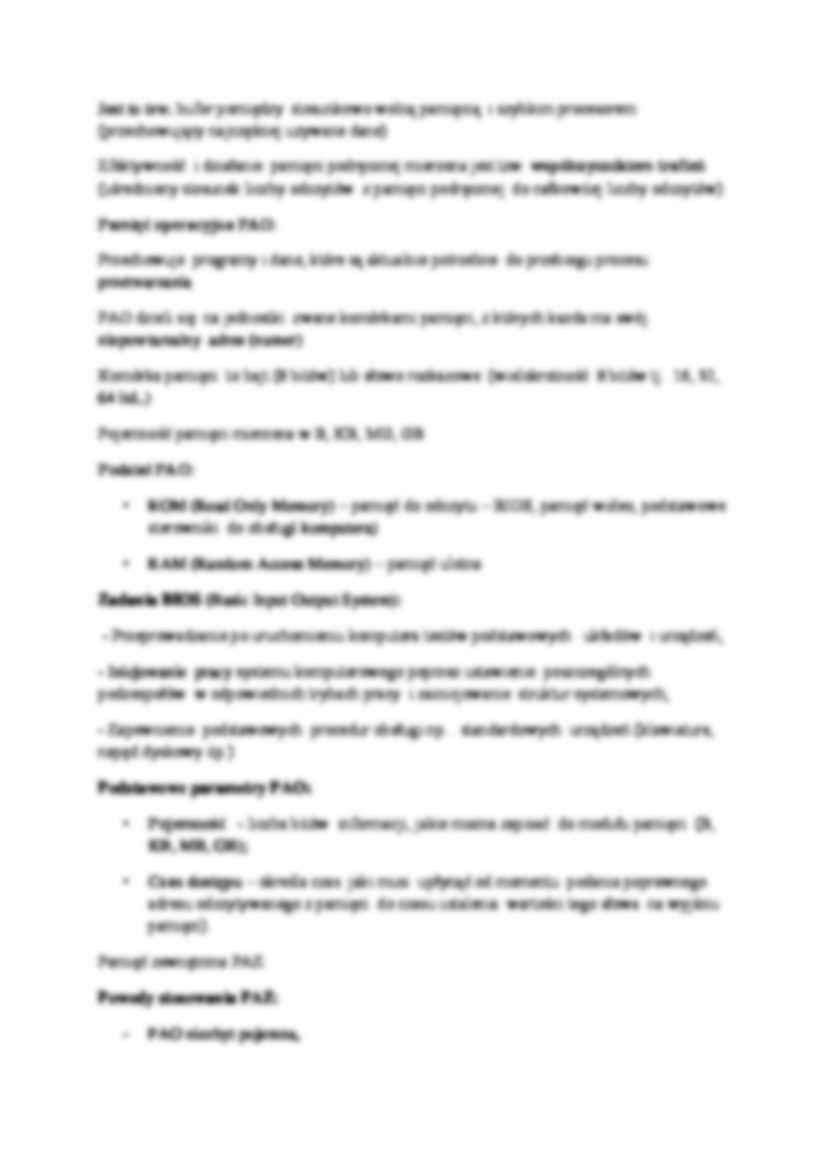 Architektura komputera- wykład 4 - strona 2